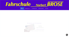 Desktop Screenshot of fahrschule-brose.com